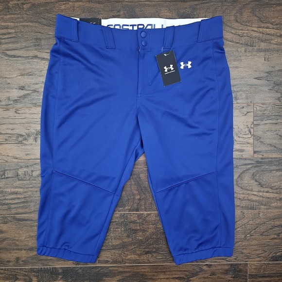 Under Armour Womens XL Utility Softball Pants Royal Blue UA - Picture 1 of 11